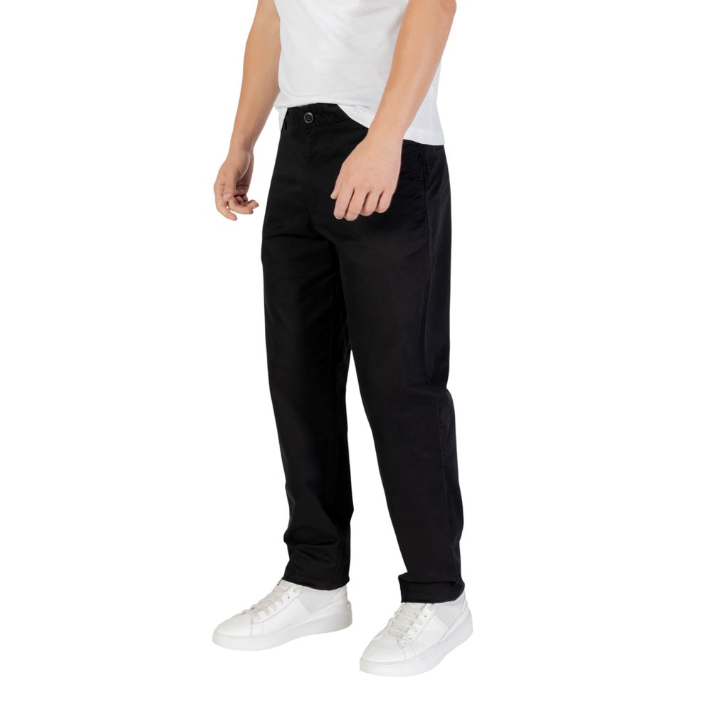 Armani Exchange Schwarze Skinny-Hose aus Baumwolle