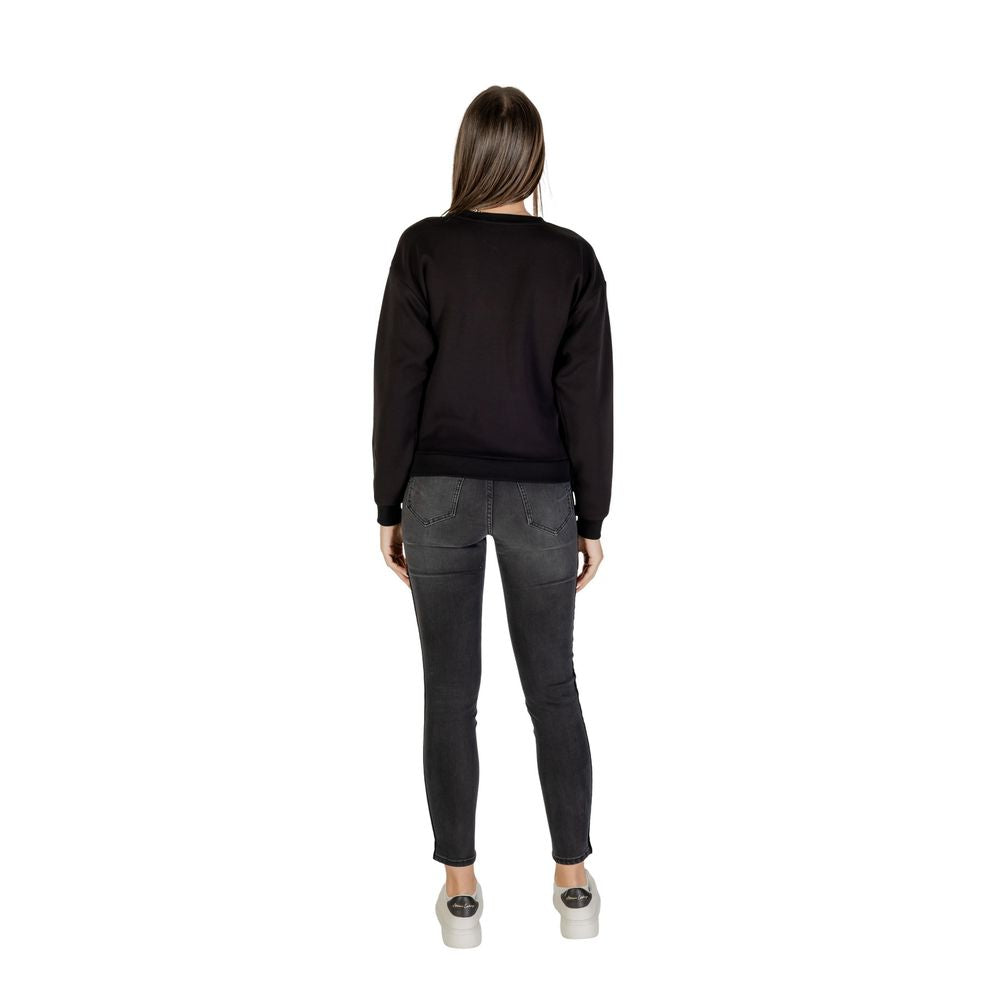 Sweat-shirt bicolore en viscose de la marque Armani Exchange, avec un design moderne et confortable.