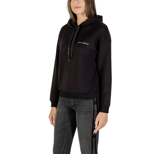 Sweat à capuche bicolore en viscose de la marque Armani Exchange, avec détails modernes et design élégant.