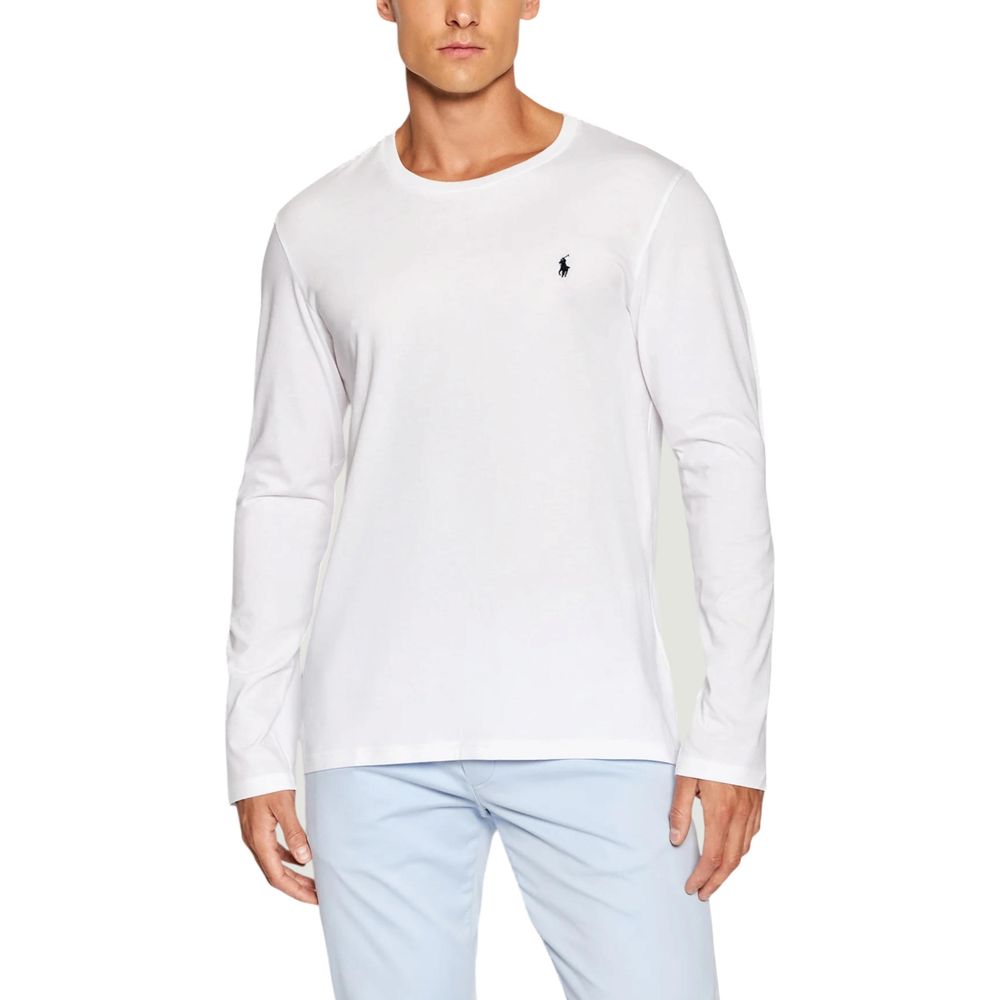 Ralph Lauren Langarmshirt aus weißer Baumwolle