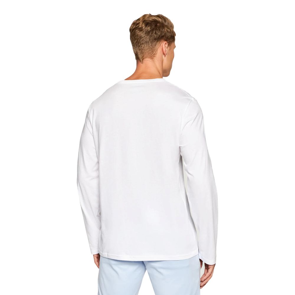 Ralph Lauren Langarmshirt aus weißer Baumwolle
