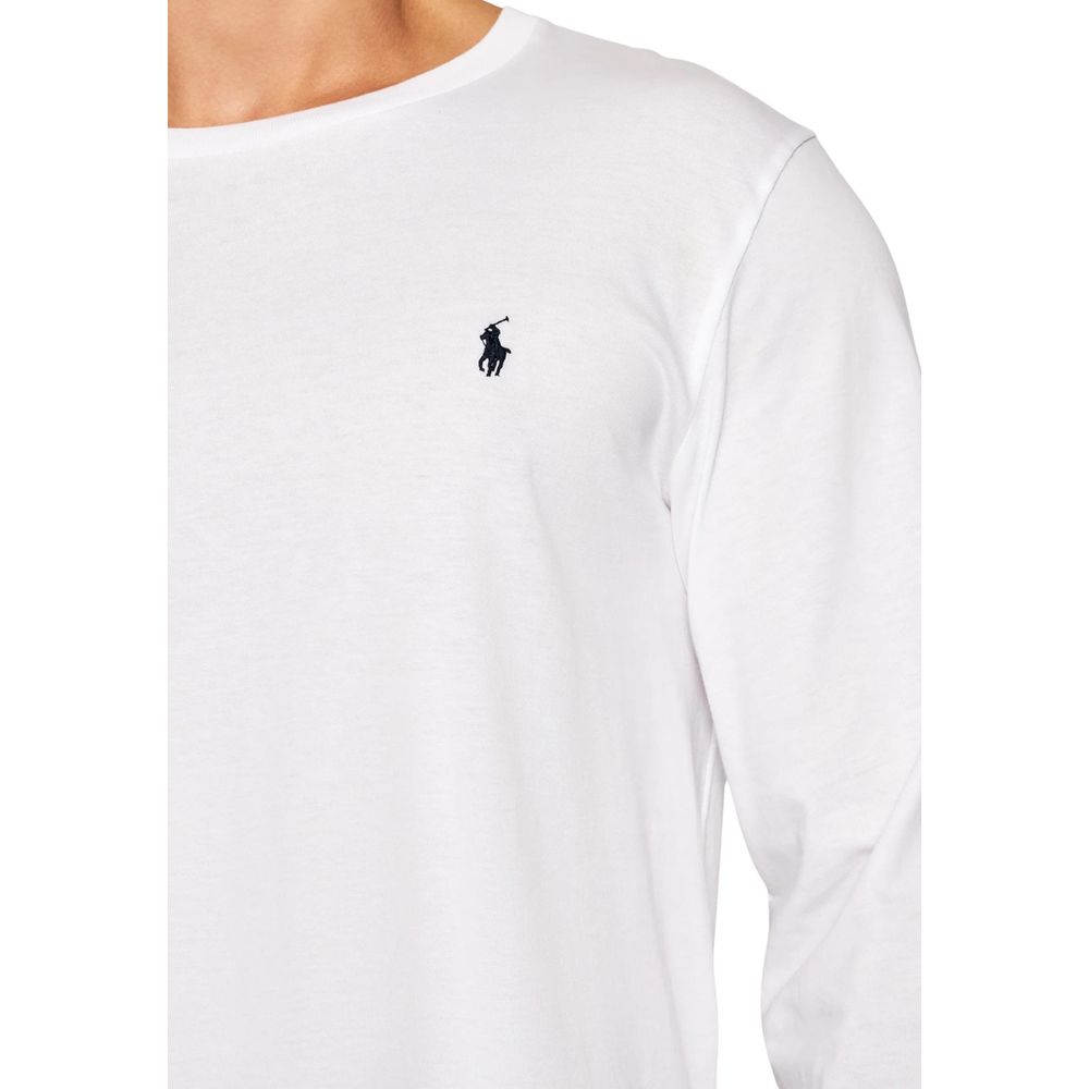 Ralph Lauren Langarmshirt aus weißer Baumwolle