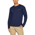 Ralph Lauren Blaues Baumwoll-Langarm-T-Shirt