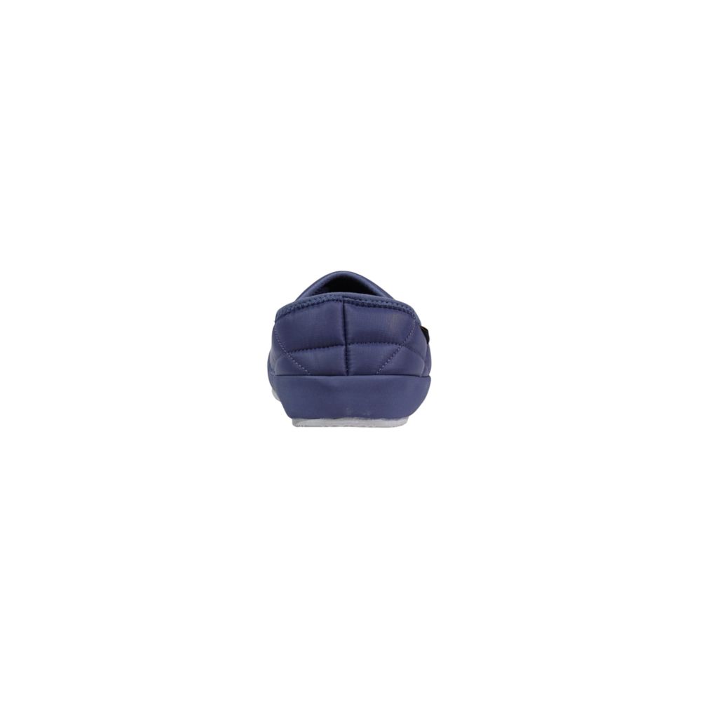 Chaussures Ralph Lauren en textile bleu, slippers confortables avec semelle douce, parfaites pour la maison.