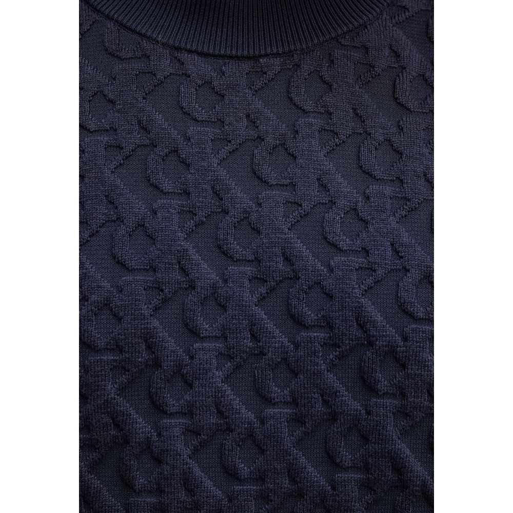 Sweat-shirt en coton bleu de Calvin Klein Jeans, décontracté avec logo discret, parfait pour un style casual.