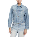 Veste en jean en coton bleu clair de Calvin Klein Jeans, coupe classique, avec boutons et poches avant.