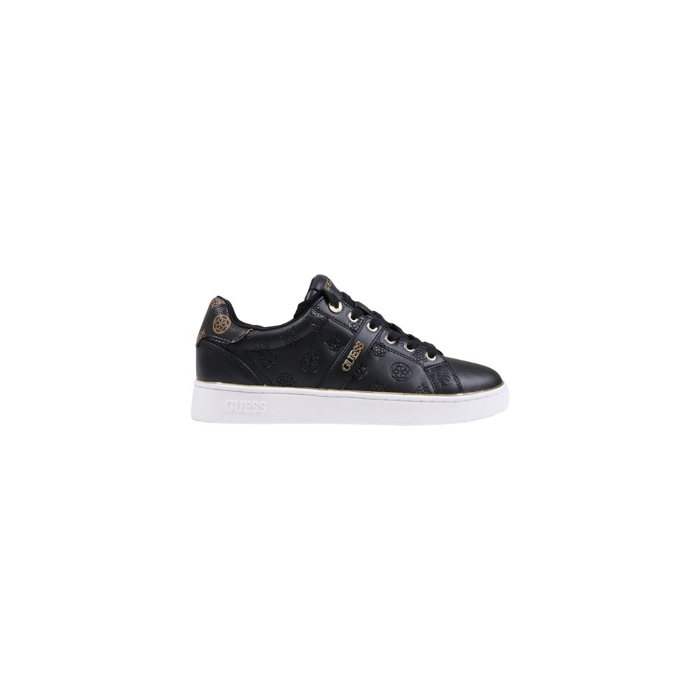 Guess Schwarze Polyethylen Low-Top-Sneaker