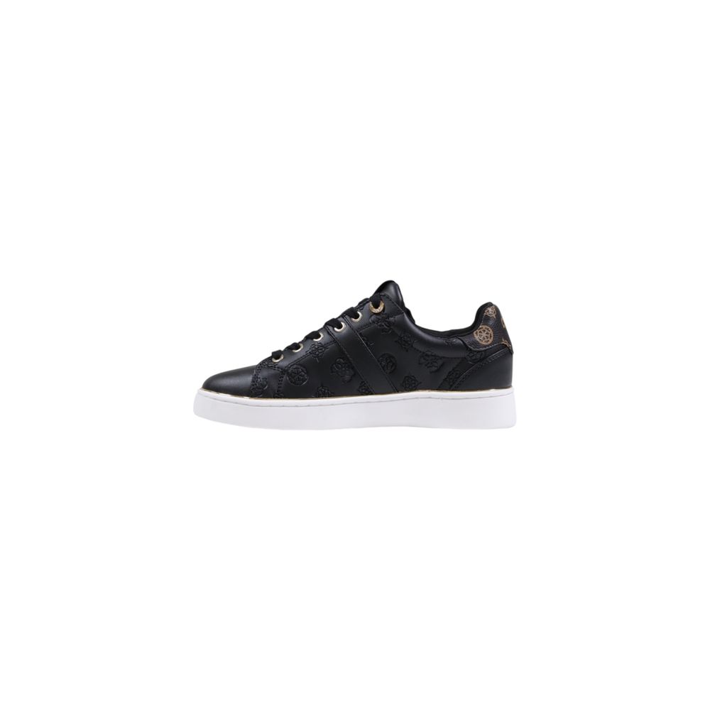 Guess Schwarze Polyethylen Low-Top-Sneaker