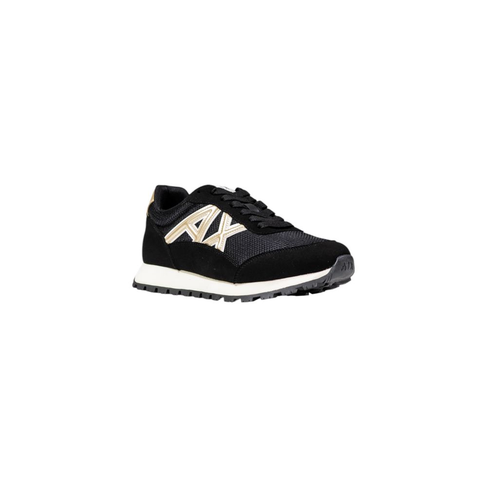 Chaussures de sport bicolores en polyester Armani Exchange, baskets athlétiques modernes pour homme.