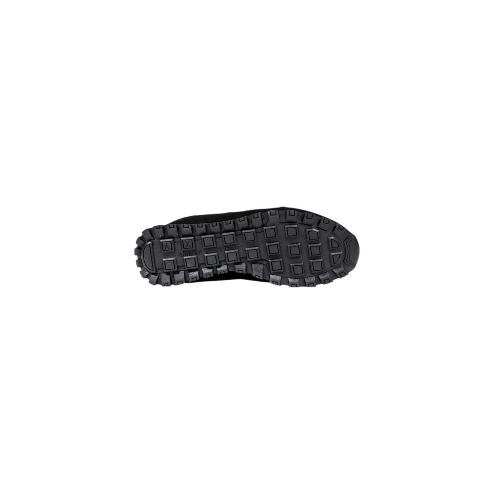 Chaussures de sport bicolores en polyester Armani Exchange, baskets athlétiques modernes et confortables pour hommes.