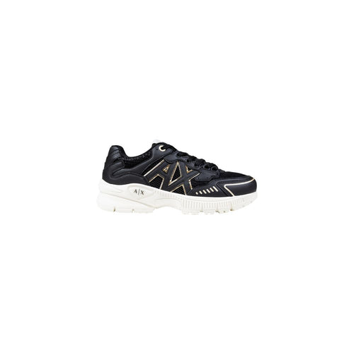 Chaussures de sport bicolores en polyester Armani Exchange, baskets athlétiques modernes pour homme.