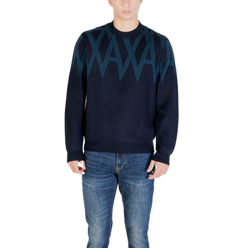 Sweatshirt noir Armani Exchange en marabout avec logo brodé, veste décontractée pour homme ou femme.