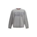 Diesel graues Baumwoll-Sweatshirt