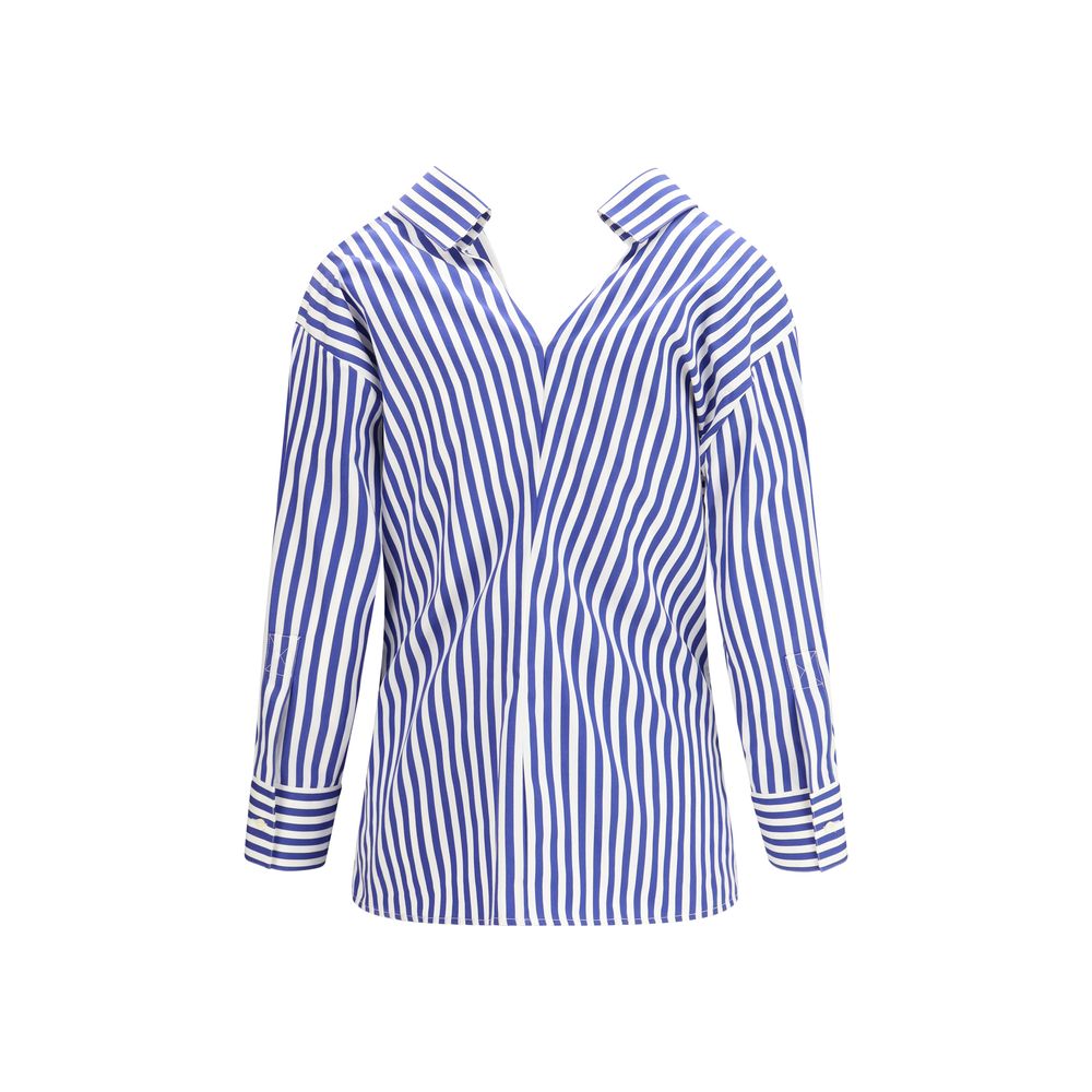 Givenchy blaues Baumwollmusterhemd