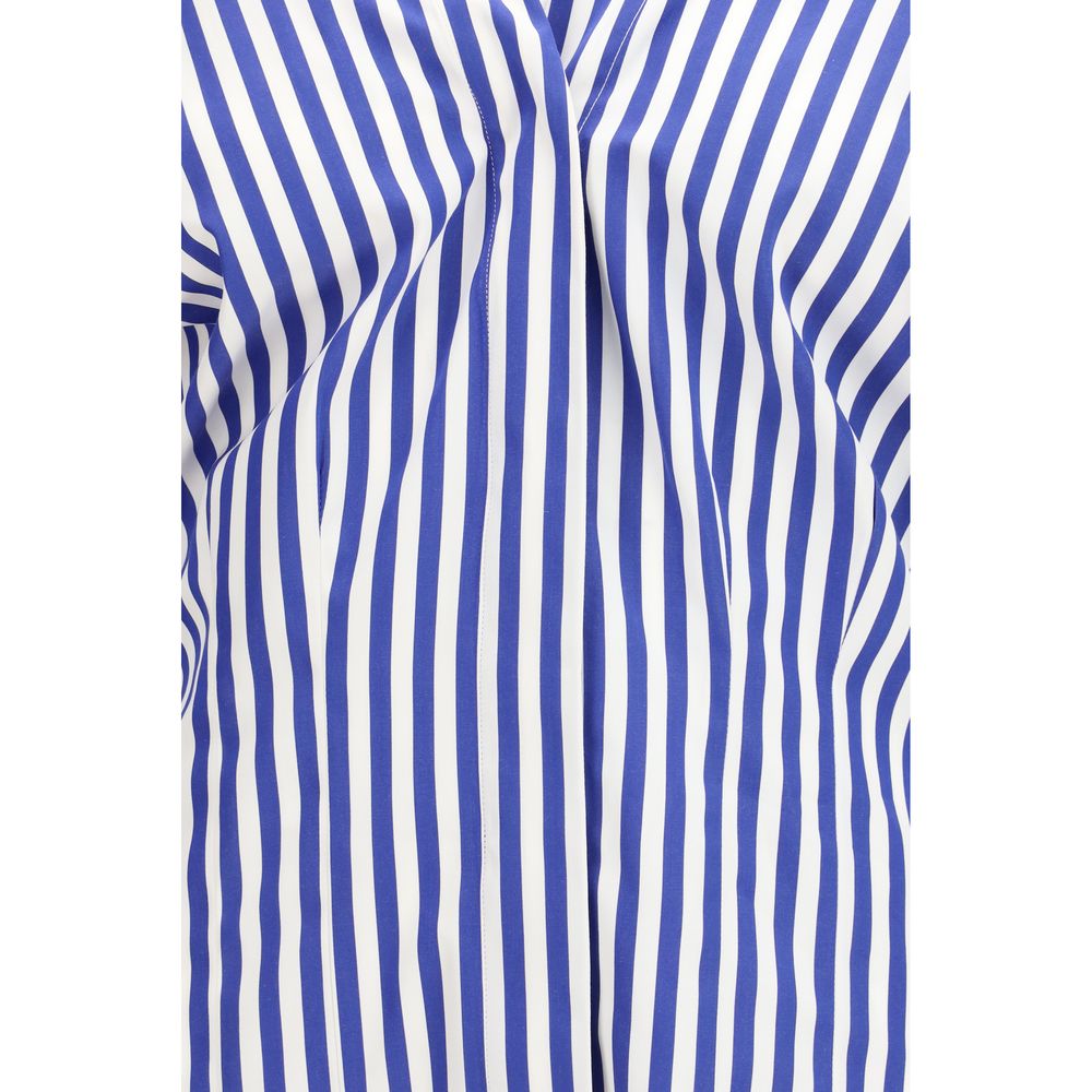 Givenchy blaues Baumwollmusterhemd