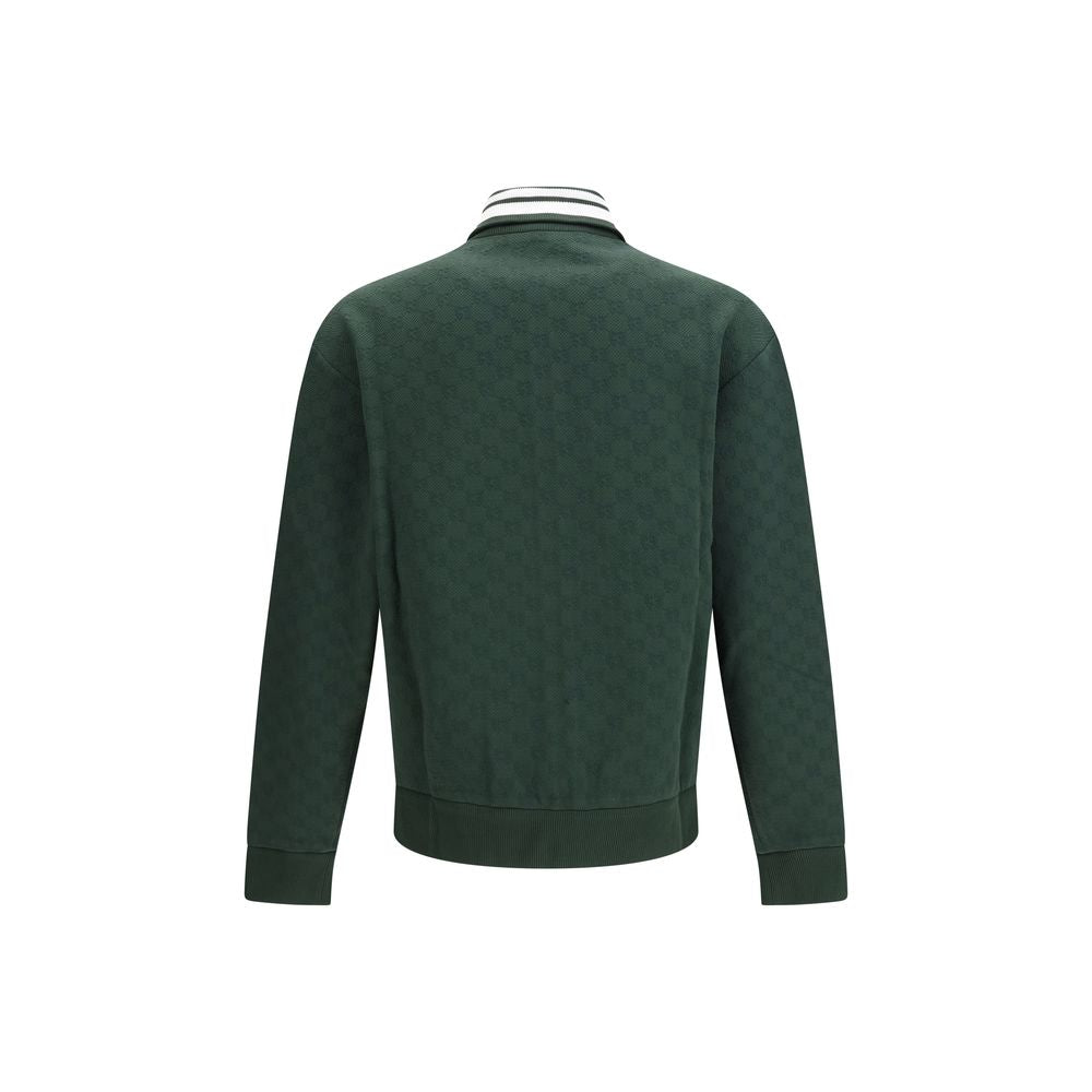 Veste Gucci Bicolor en polyamide avec fermeture éclair et capuche, style moderne et élégant.