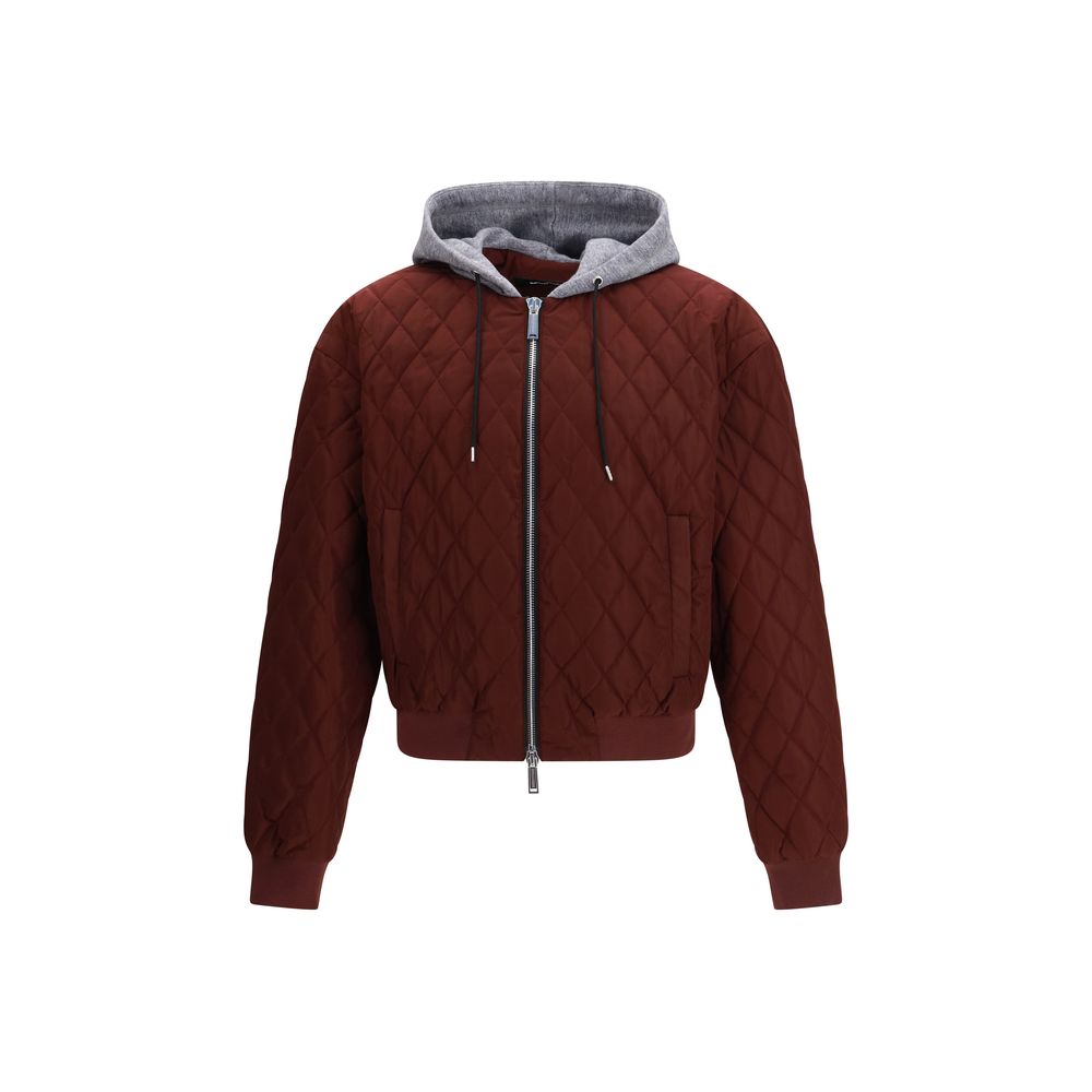 Dsquared² Bordeaux Stoff-Bomberjacke
