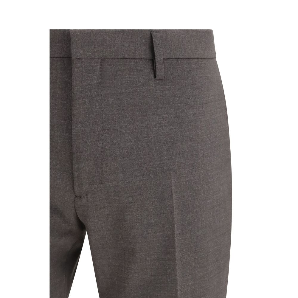 Costume en laine grise deux pièces de Dsquared², costume élégant avec veste et pantalon, parfait pour occasions formelles.