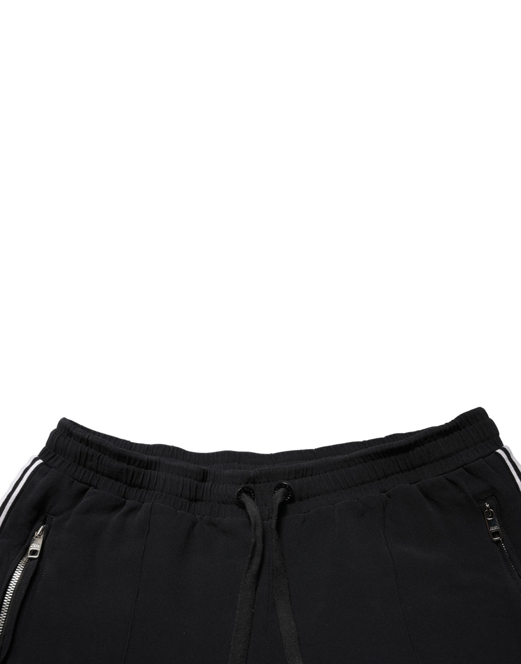 Pantalon femme Dolce & Gabbana noir en viscose, coupe mi-mollet, taille moyenne, style élégant et moderne