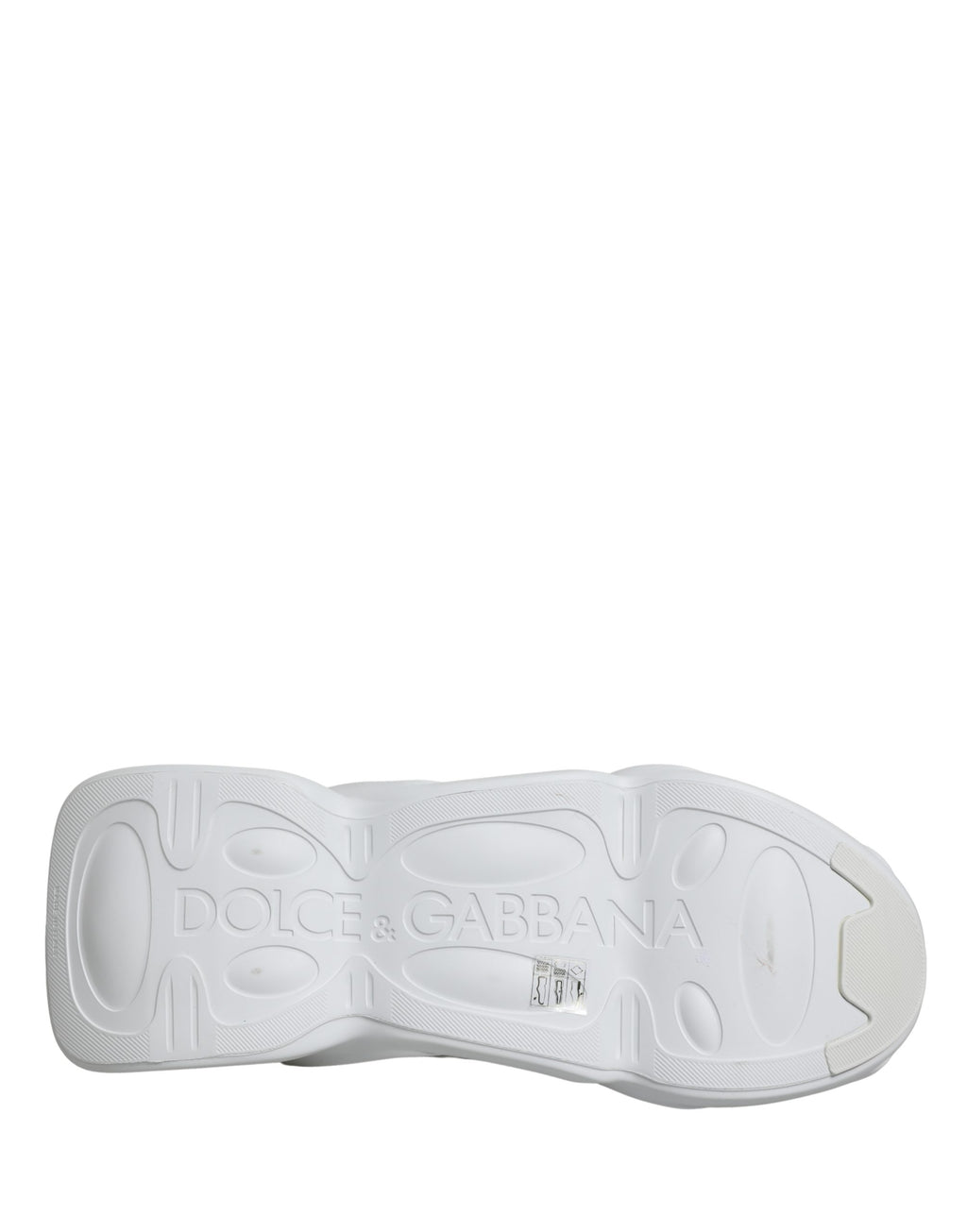 Chaussures Dolce & Gabbana sneakers basses blanches Slip On Wave, style décontracté et confortable pour homme.