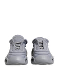 Chaussures sneakers basses Dolce & Gabbana gris, slip-on Wave Low Top, design décontracté et moderne, vue de face.
