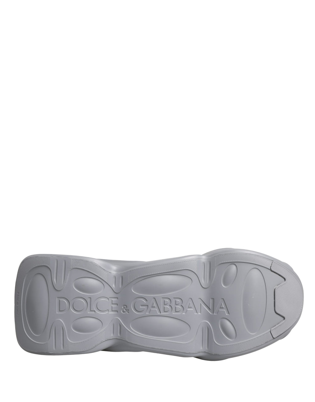 Baskets basses Dolce & Gabbana Wave gris, slip-on, design décontracté, semelle plate, style moderne et élégant
