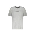 T-shirt gris en coton de la marque Balmain, illustration simple et coupe classique visible sur l'image.