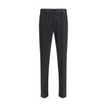 Pantalon de costume en laine noire Dolce & Gabbana Oves Aries, coupe élégante et tissu de qualité pour femme.