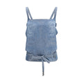 Chemise en denim bleu Diesel pour homme, tissu robuste et style classique visible sur l'image.