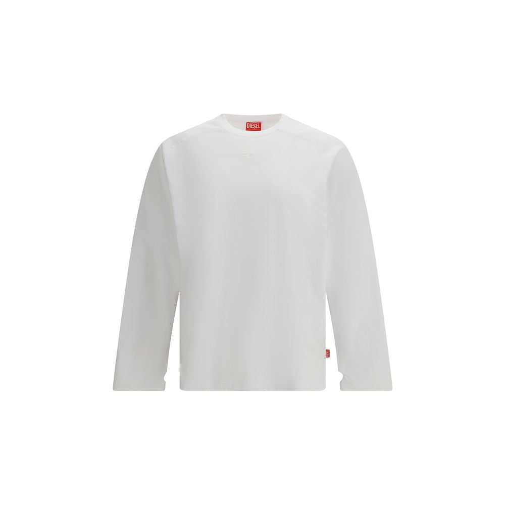 Vêtements de sport en coton blanc de la marque Diesel, affichant un style décontracté et confortable.