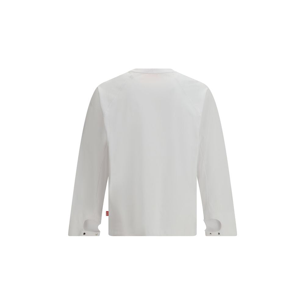 Vêtement de sport en coton blanc Diesel, style décontracté, visible avec logo Diesel sur le devant.
