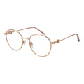 Lunettes Tommy Hilfiger en acier inoxydable doré avec monture en verre, style élégant et moderne pour homme ou femme.