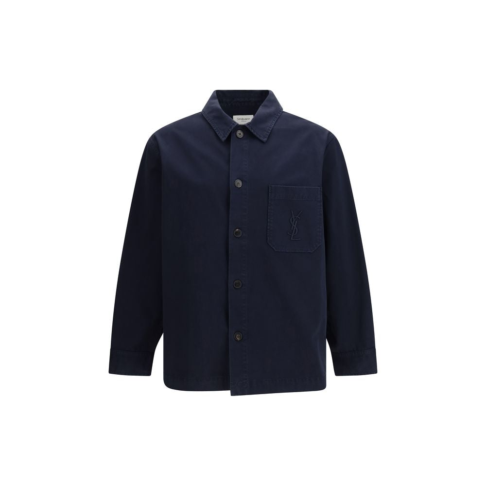 Saint Laurent Blaue Jeansjacke aus Baumwolle