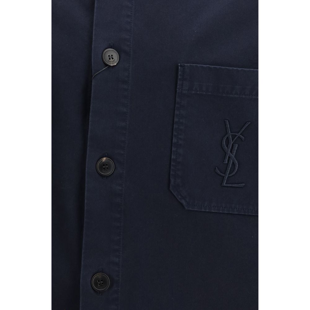 Saint Laurent Blaue Jeansjacke aus Baumwolle