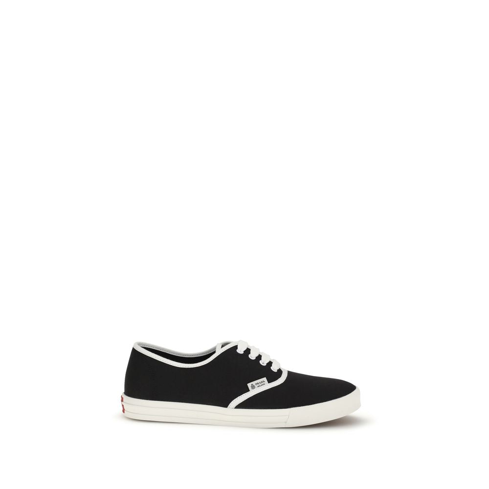 Prada Schwarze Athletic-Sneaker aus Baumwolle