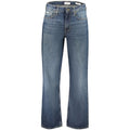Jeans hommes Guess Jeans en coton bleu, coupe classique, détails de couture visibles, style décontracté.