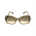 Lunettes de soleil Louis Vuitton avec cadre en acétate marron tacheté, style élégant et sophistiqué, vue de face.