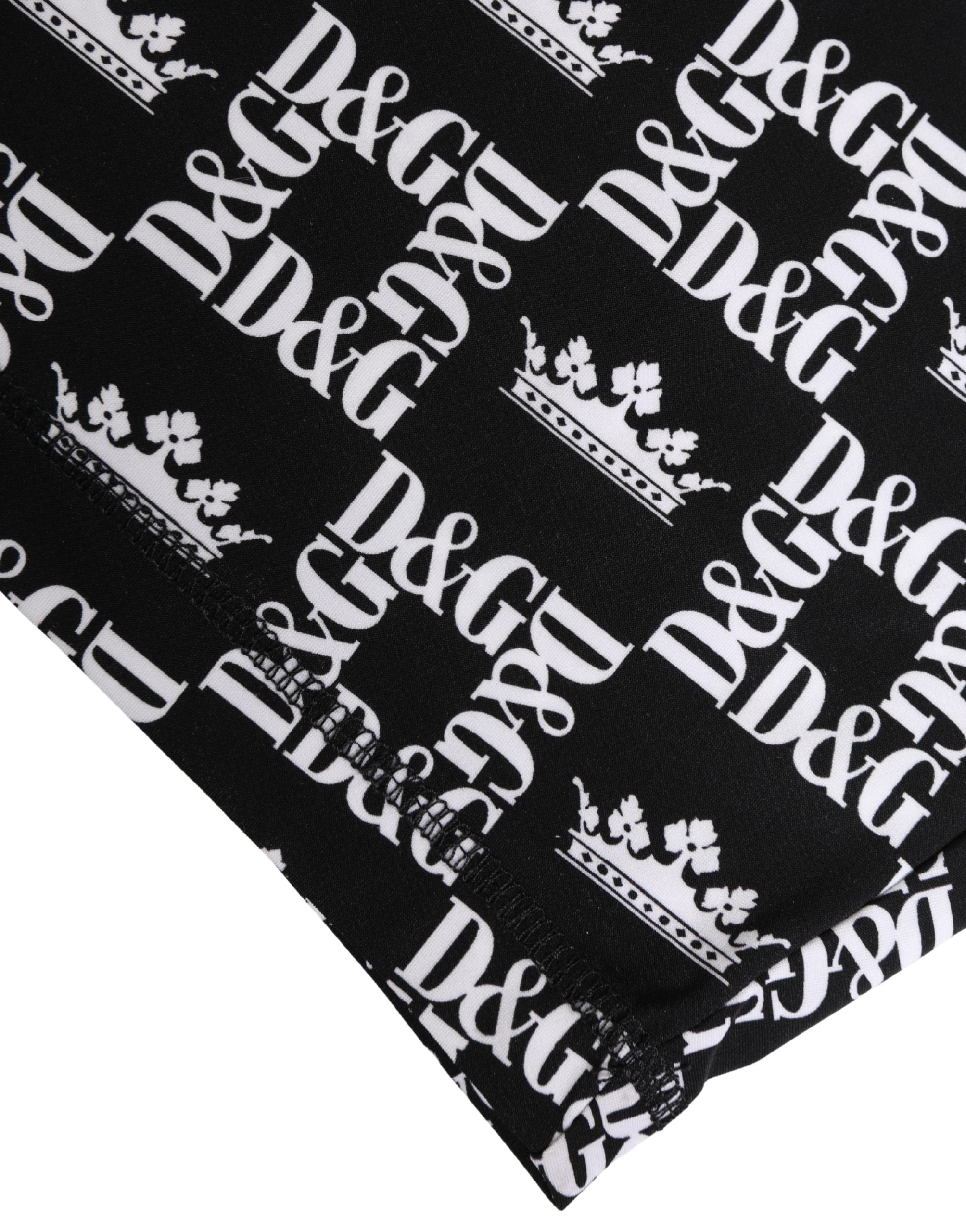 Shorts de cyclisme Dolce & Gabbana à motif multicolore, sous-vêtements pour femmes, design coloré et élégant.