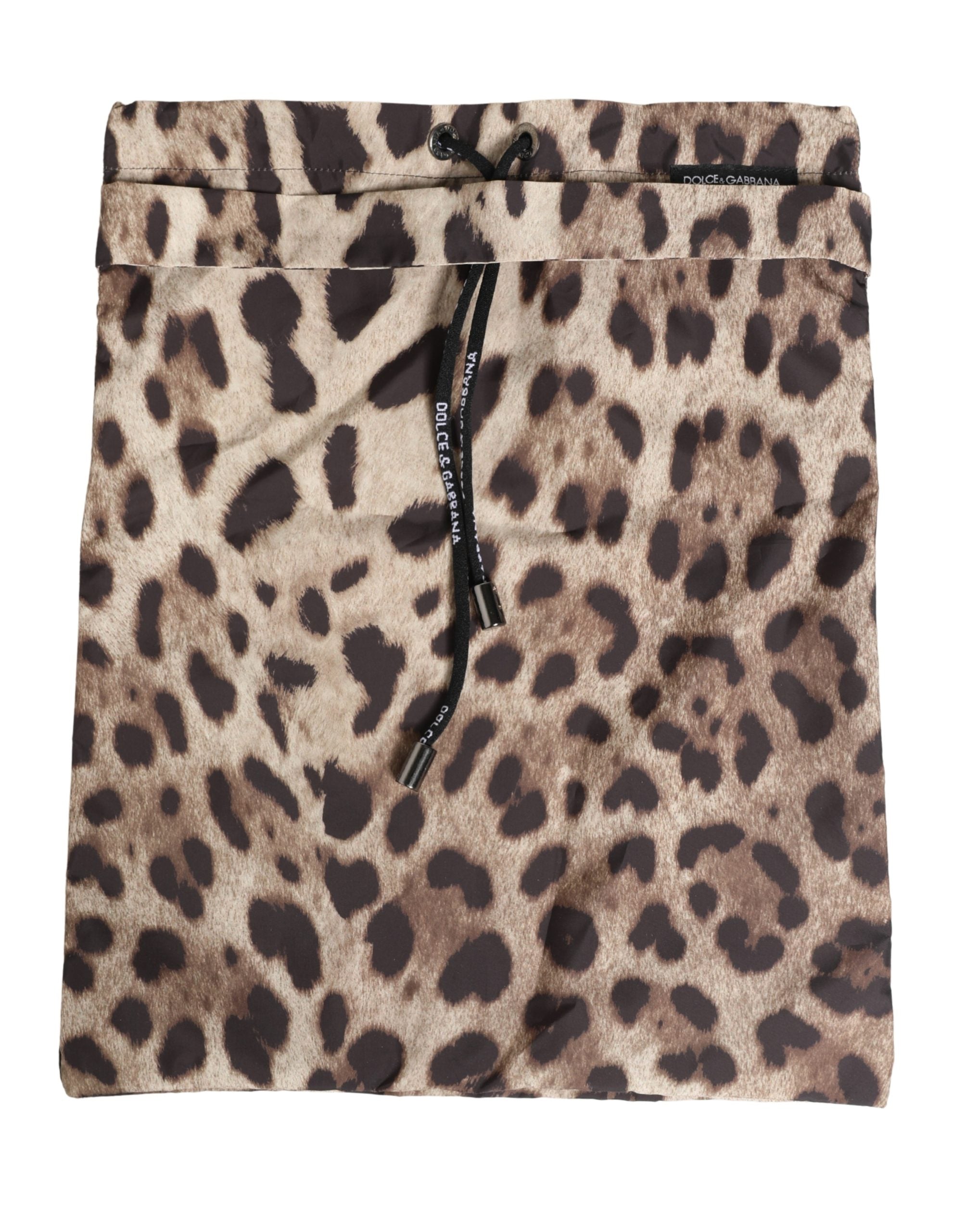 Shorts de cyclisme Dolce & Gabbana à motif multicolore, sous-vêtements de sport élégants et confortables.