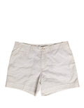 Shorts bermuda en coton blanc Dolce & Gabbana, mi-hauteur, style décontracté, visibles en détail sur l'image.