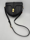 Sac besace noir Celine CELINE Sac 16 Large, en cuir avec bandoulière, style élégant et spacieux.