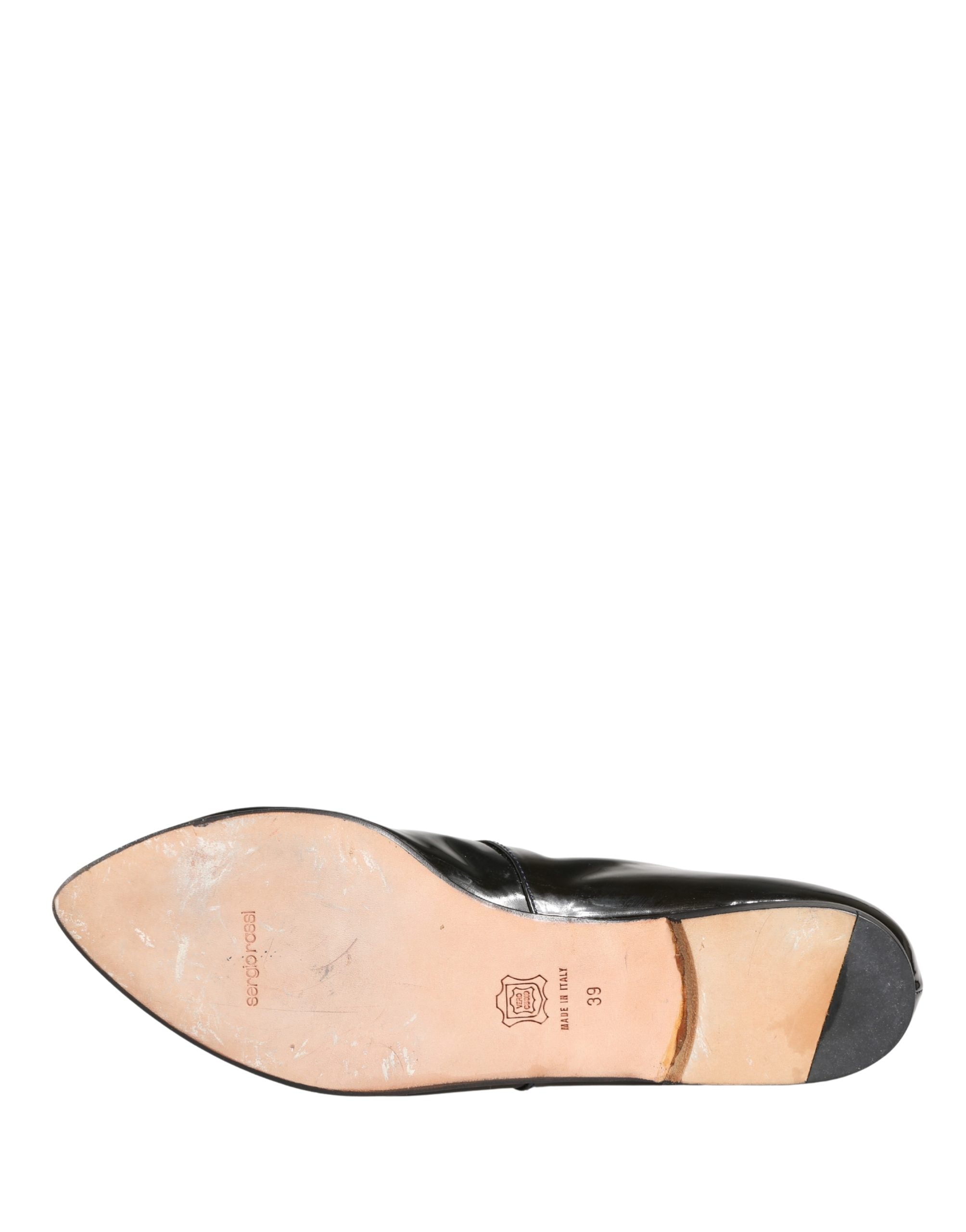 Chaussures bottines en cuir noir de Dolce & Gabbana, style élégant pour femme.
