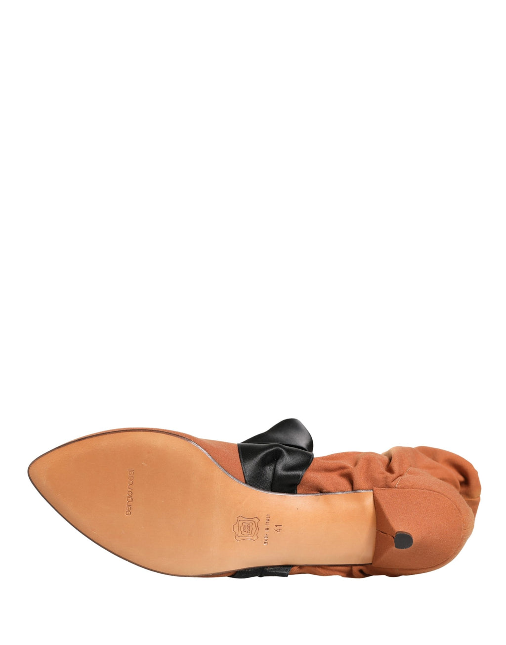 Bottes en daim marron et noir Dolce & Gabbana pour femmes, chaussures élégantes et sophistiquées, vues de face.