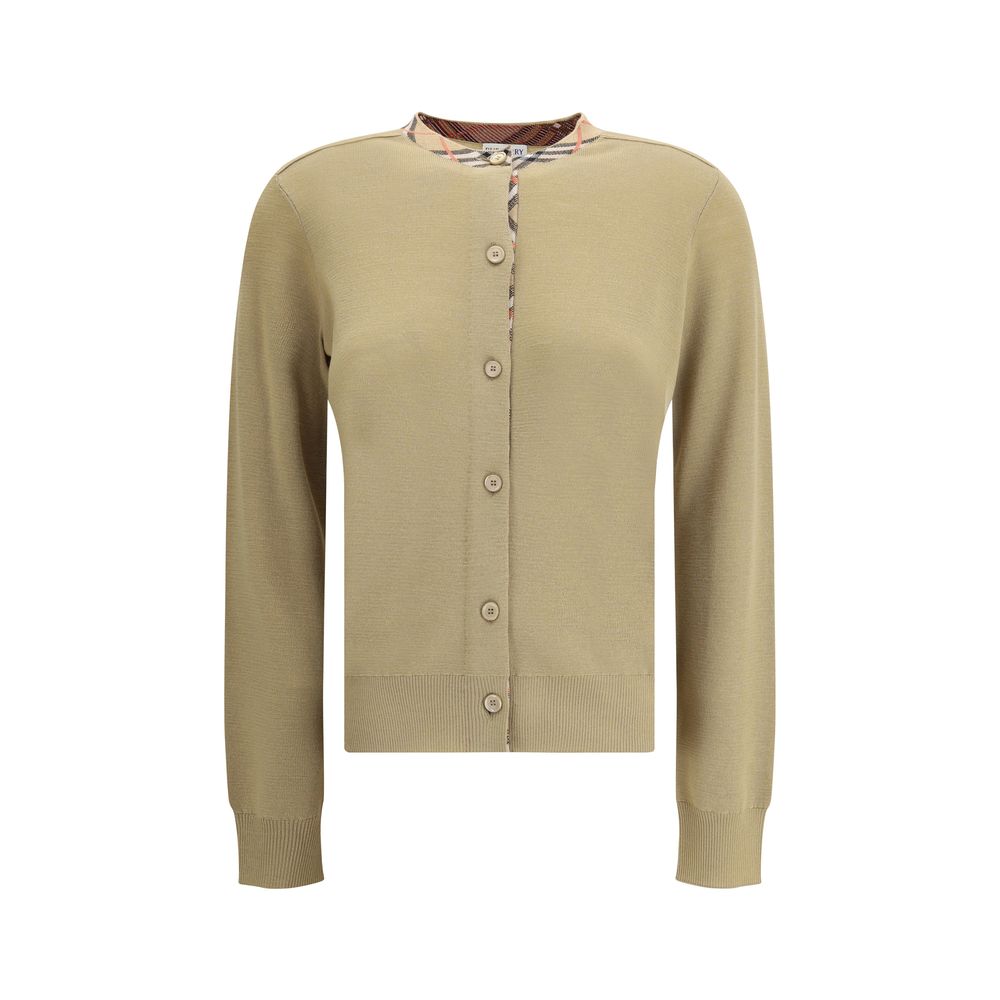 Burberry Brauner Woll-Oves-Aries-Cardigan