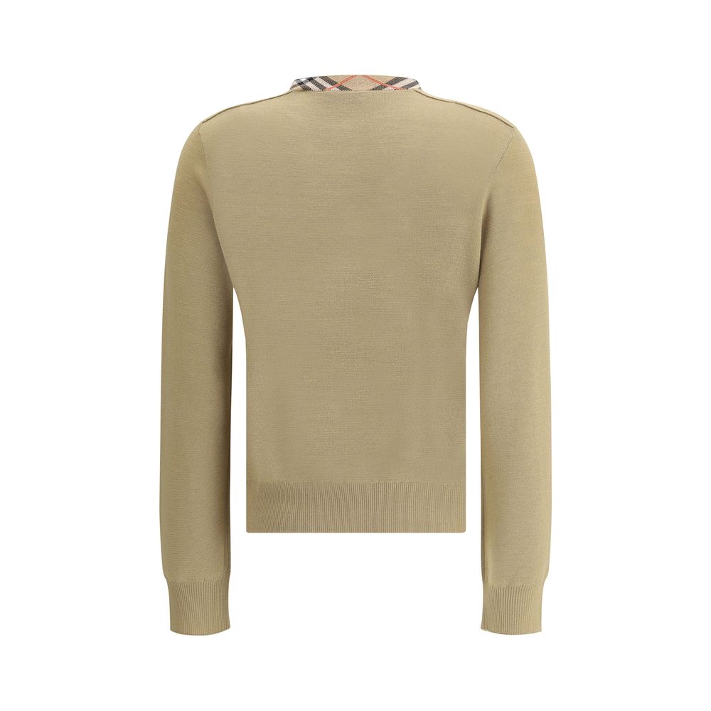 Burberry Brauner Woll-Oves-Aries-Cardigan