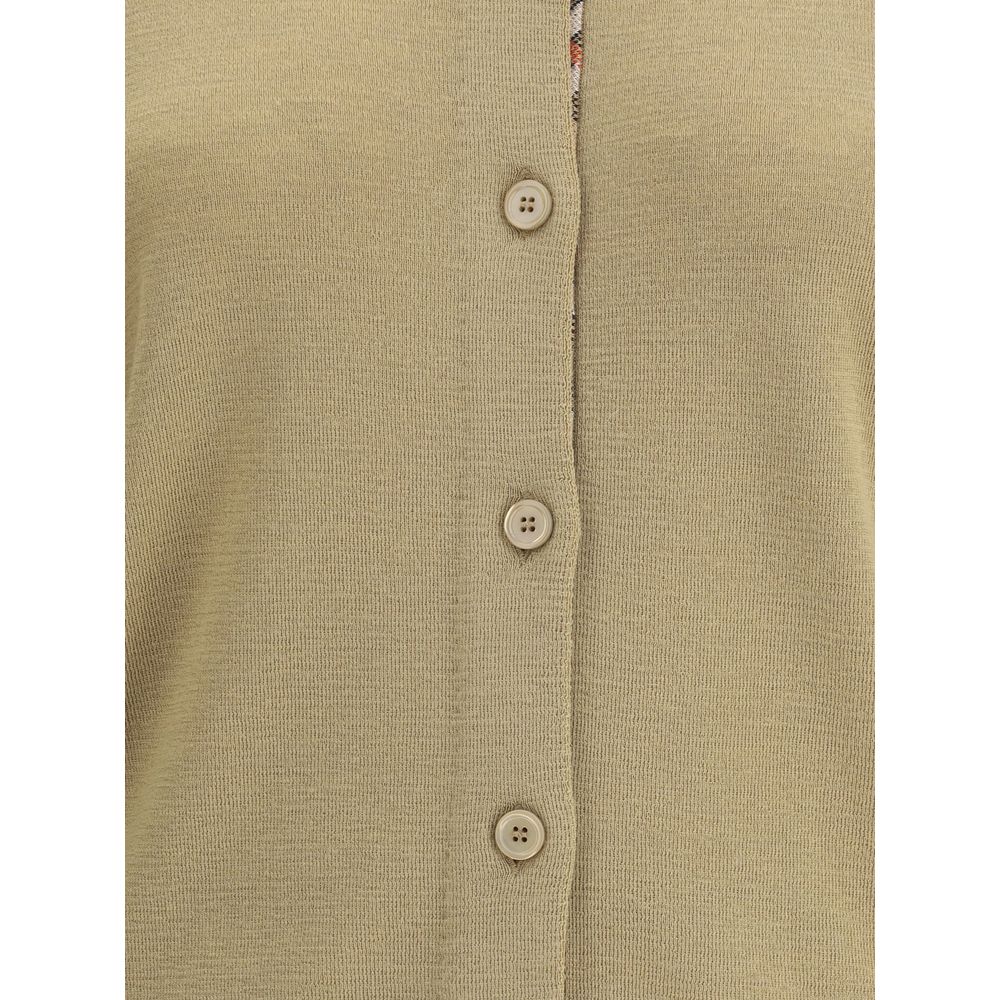 Burberry Brauner Woll-Oves-Aries-Cardigan