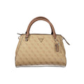 Sac à main Guess Jeans beige en polyuréthane pour femme, design élégant et pratique, visible avec détails en image 10564565.jpg