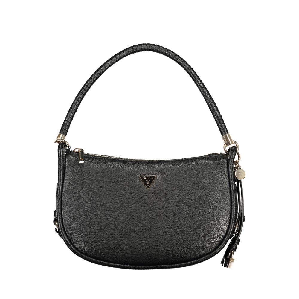 Sac à main Guess Jeans Nero en polyuréthane pour femme, avec design tendance et détails élégants.