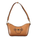 Sac à main Guess Jeans pour femmes en polyuréthane marron, élégant et tendance, avec détails stylés.