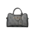 Sac à main Guess Jeans en polyuréthane noir pour femme, style élégant et moderne, avec poignées et détails tendance.